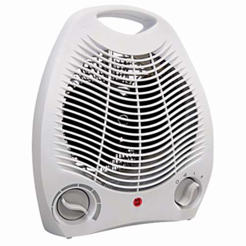 Portable Space Heater Compact Home Office Quiet, Adjustable Thermostat